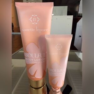 Nanette Lepore Soulful Body & Hand Lotion Set - Peach